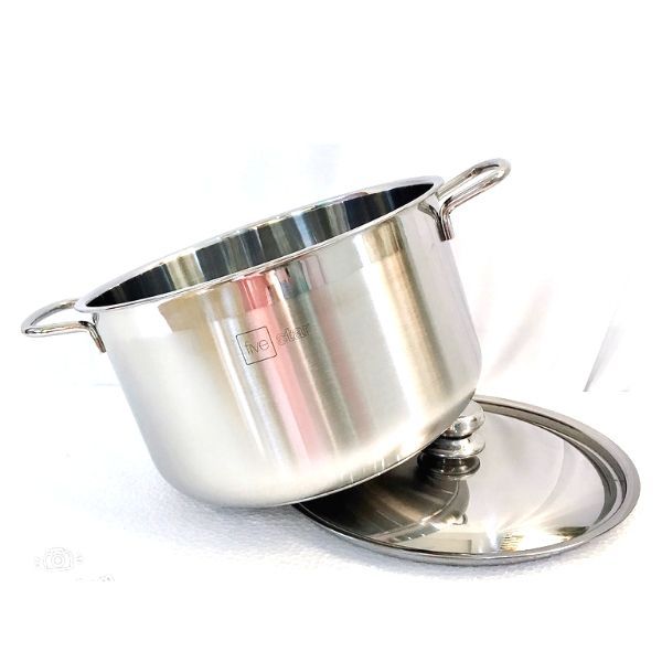 Nồi luộc gà Fivestar 28cm nắp inox tặng 5 muỗng ăn