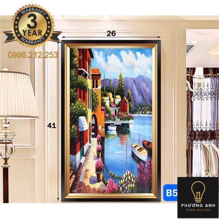 Đèn Soi Tranh Gồm 3 Chế Độ Ánh Sáng - hình chữ nhật 3d Trang Trí Phòng Khách, Phòng Ăn, Phòng Ngủ phong cách hiện đại