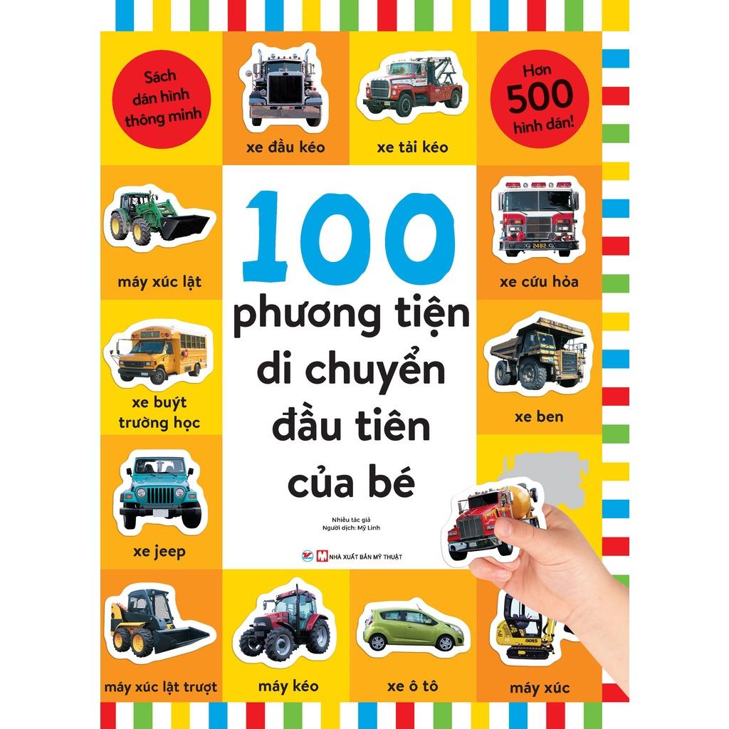 Dán hình thông minh 100 phương tiện di chuyển đầu tiên của bé - Bản Quyền