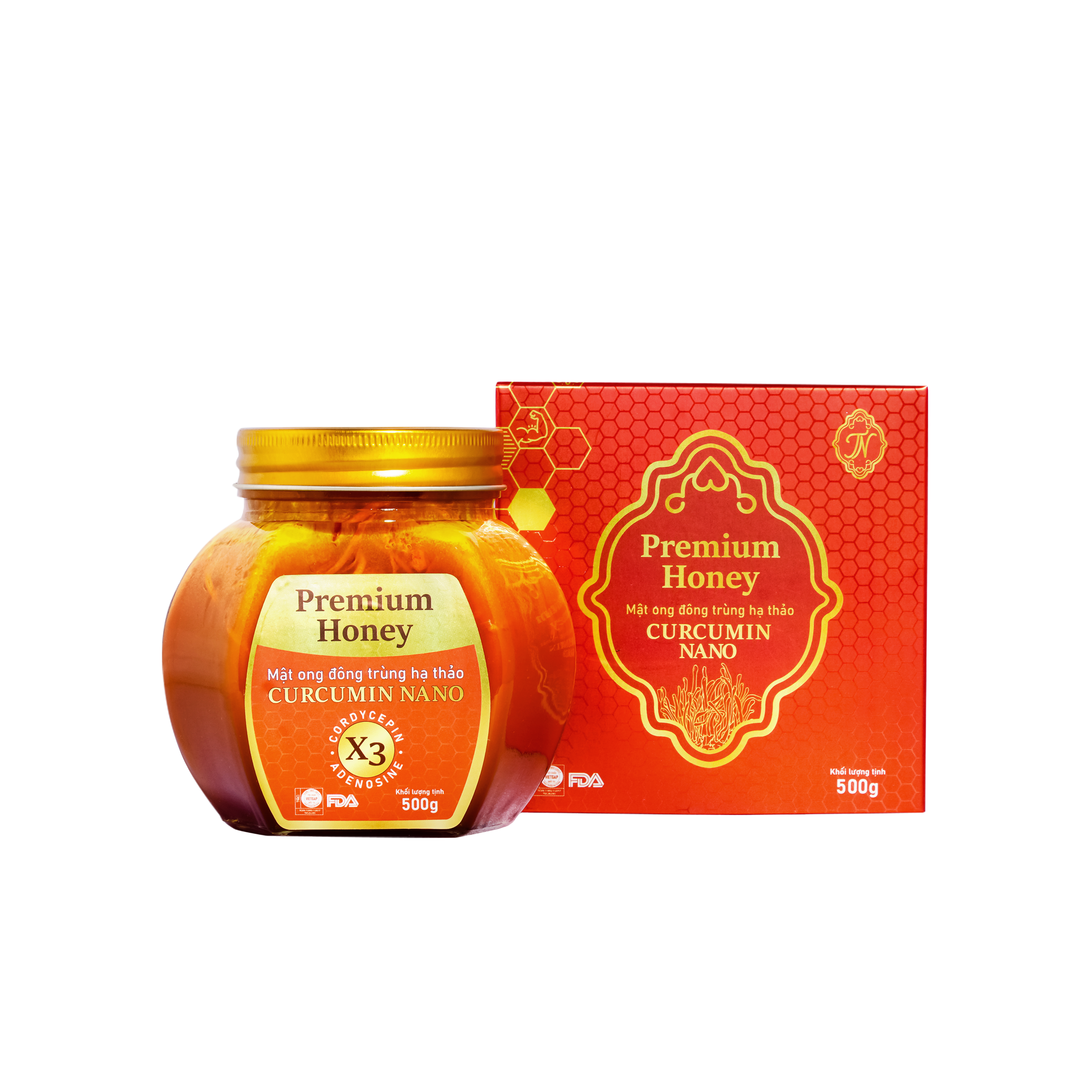 Mật Ong Đông Trùng Hạ Thảo Curcumin Nano