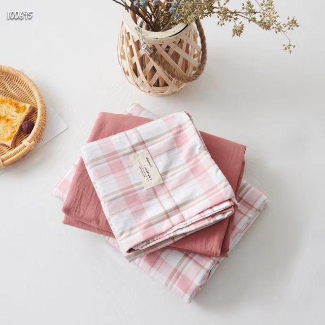 Bộ cotton Tici Kẻ ( cotton tici cao cấp)