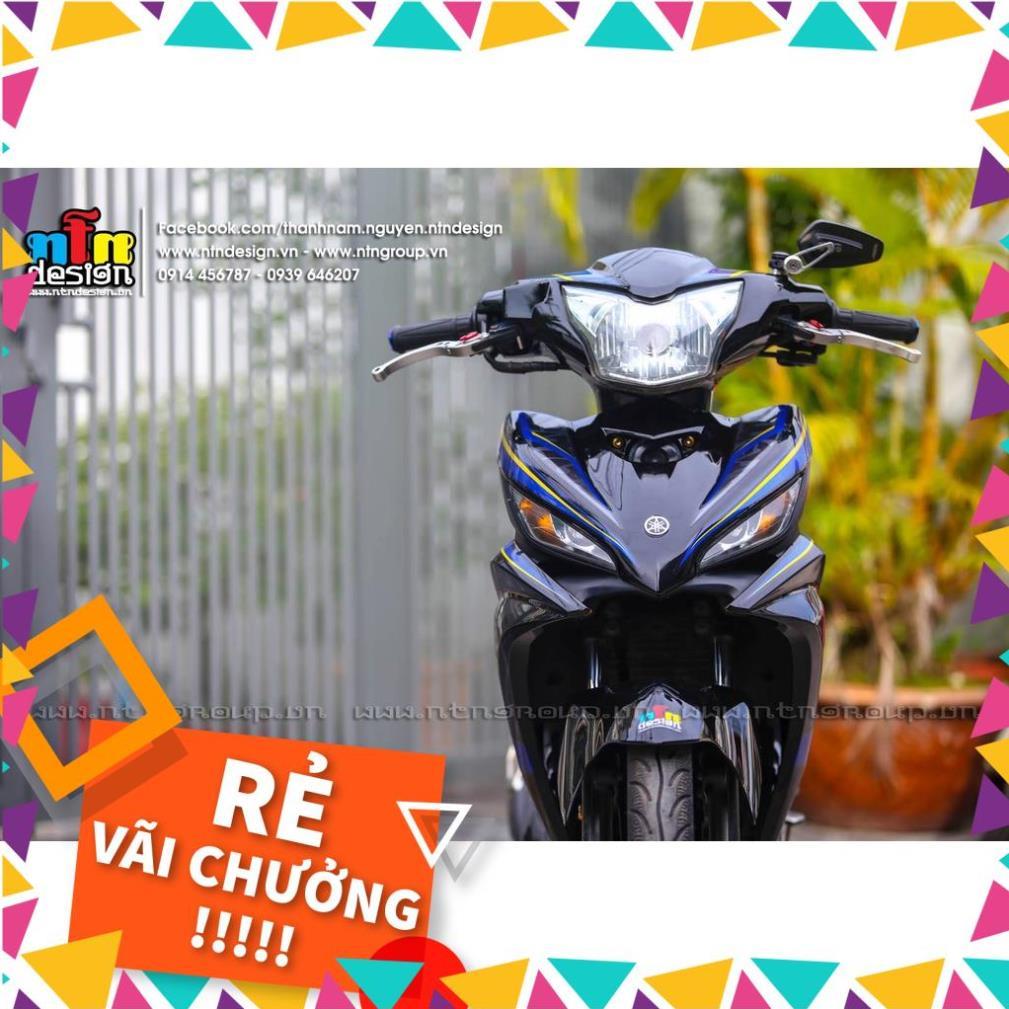 Tem Rời Exciter 135 Mẫu Xanh Xám Đen