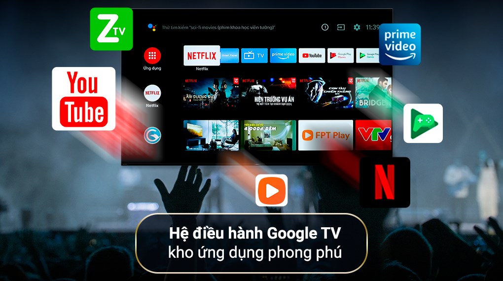 [Hàng chính hãng] Smart TV TOSHIBA Google LED 4K UHD tràn viền  50'' 50C350LP - Tìm kiếm bằng giọng nói - Bảo hành chính hãng 2 năm 