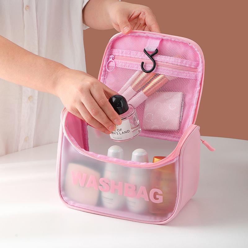 Túi Đựng Mỹ Phẩm, Đồ Trang Điểm Du Lịch Washbag Chống Nước Có Quai Xách Tiện Lợi