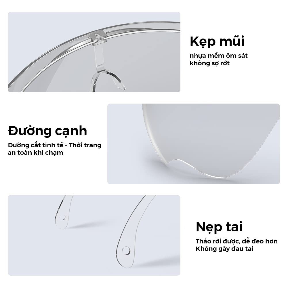 Kính Chống Giọt Bắn ComBo Người Lớn và Trẻ em SHEILD FACE