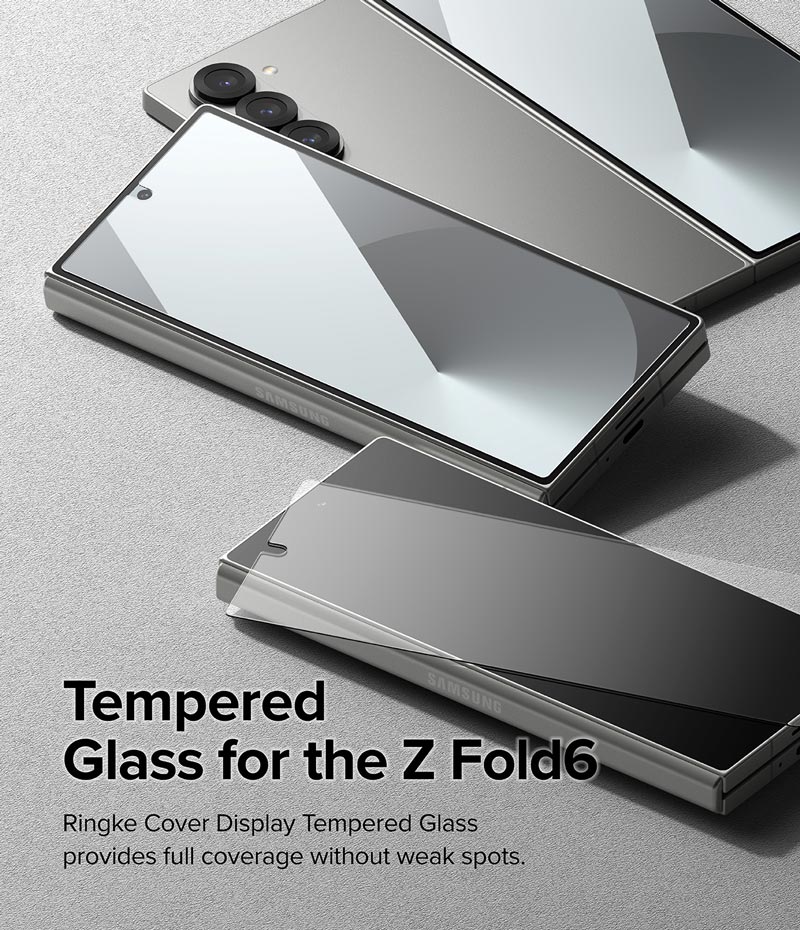 Bộ 2 Miếng Dán cường lực RINGKE Cover Display Tempered Glass cho Samsung Galaxy Z Fold 6 (Màn hình ngoài)_ Hàng chính hãng