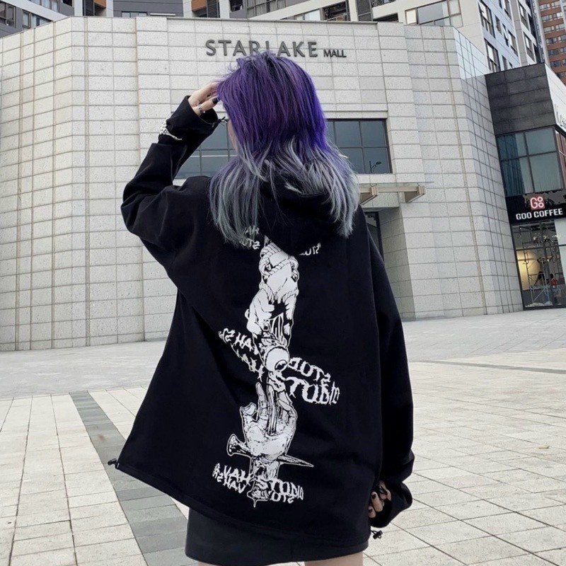 Áo Hoodie Nỉ Local Brand Form Rộng Ulzzang Unisex DEVIL Vah Studio