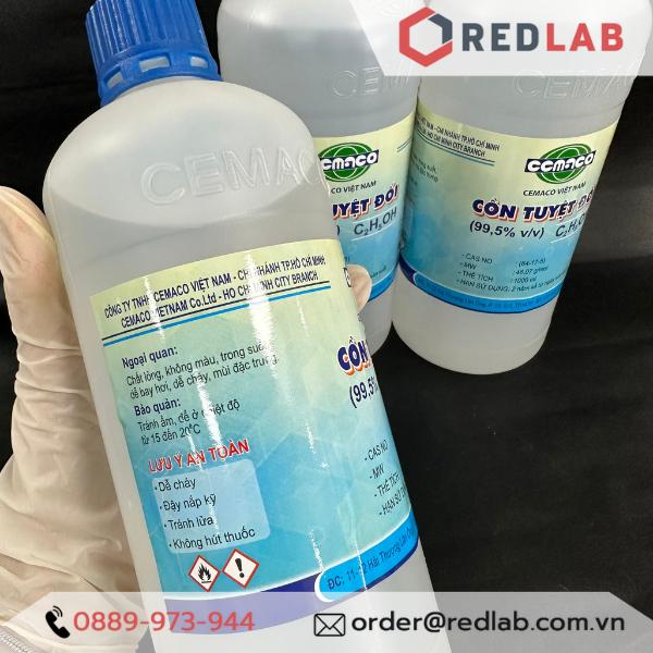 Cồn tuyệt đối 99.5 độ CEMACO Việt Nam, 99.5 % Ethanol Absolute