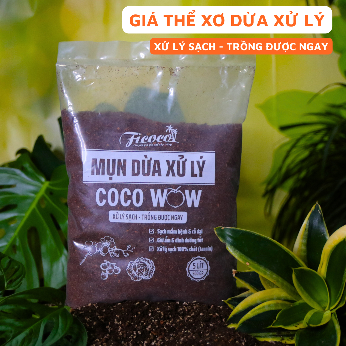 Giá Thể Xơ Dừa Cao Cấp Coco Wow