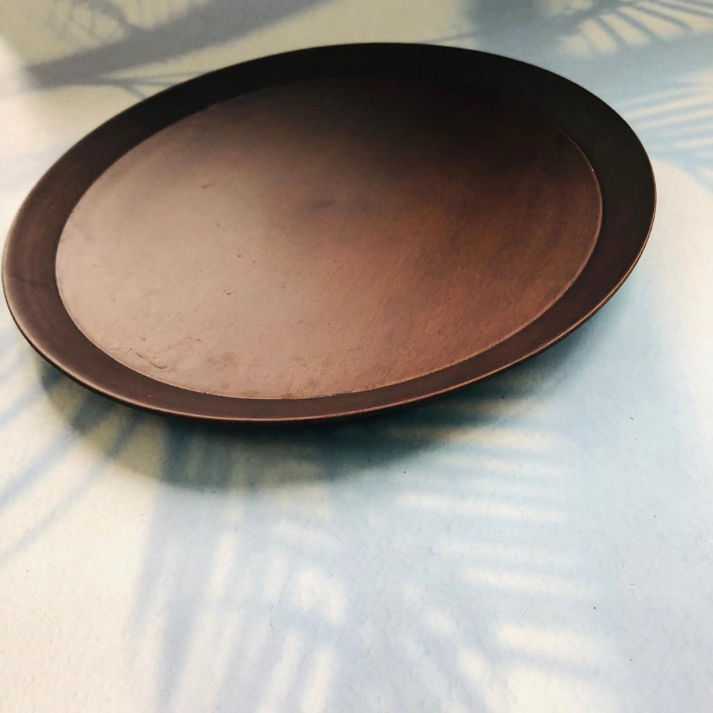 Đĩa/Khay Keo Tròn Vành Cao 27x3 cm, Đĩa Đựng Hoa Quả, Trang Trí Decor