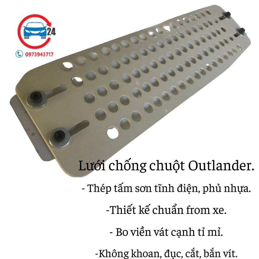 Lưới chống chuột ô tô Mitsubishi Outlander, tấm chắn chuột khoang lái Outlander bền đẹp hiệu quả