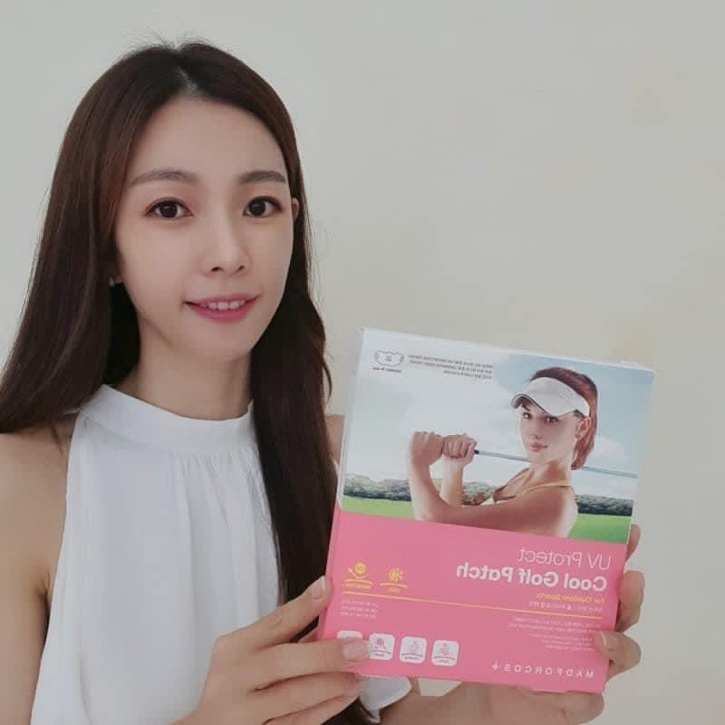 Mặt nạ chơi golf nữ Collagen chống nắng dưỡng da mặt khi lên sân nhập khẩu Hàn Quốc - 1 Cái
