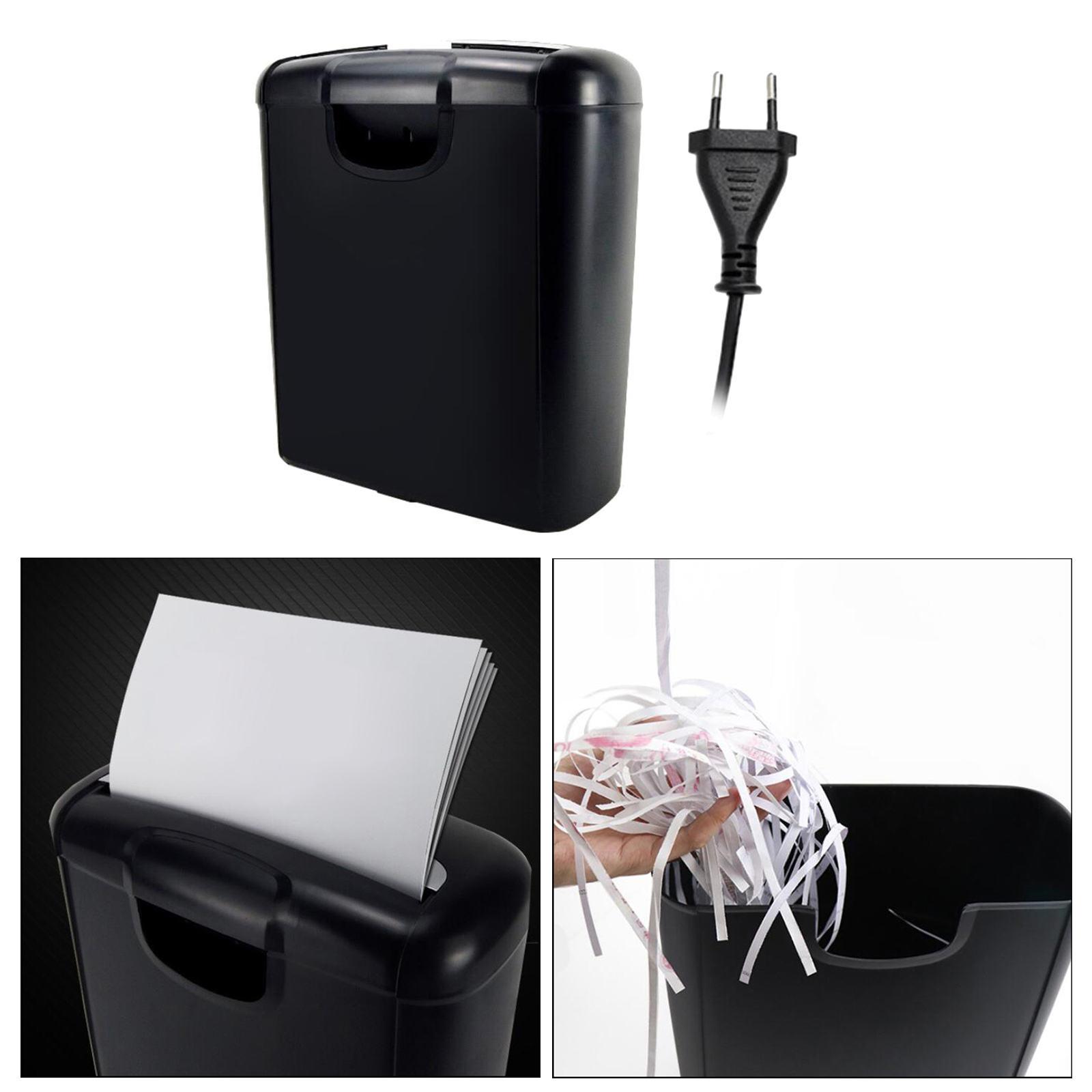 6-Sheet Paper Shredder Paper Mini Silent A4 Office Shredder 10L Capacity