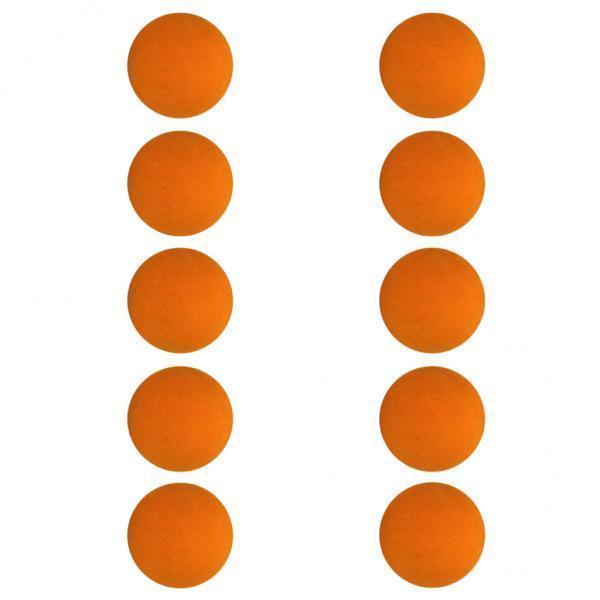 2-6pack 10 Pieces EVA Foam Golf Swing Exercises Practice Training Balls Orange