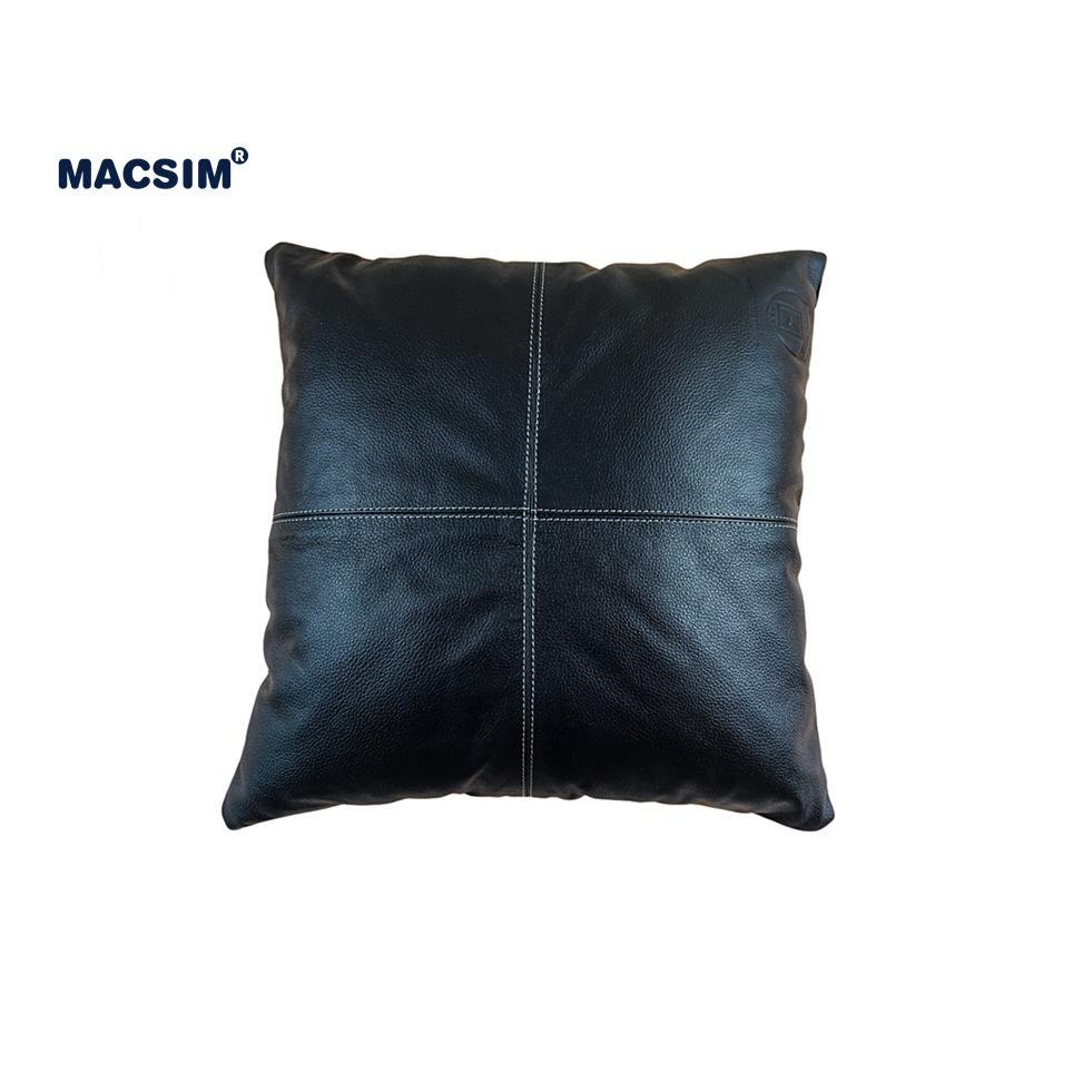 Gối tựa lưng, tựa đầu đa năng, gối sofa cao cấp Macsim kích thước 40cm x 40cm màu đen