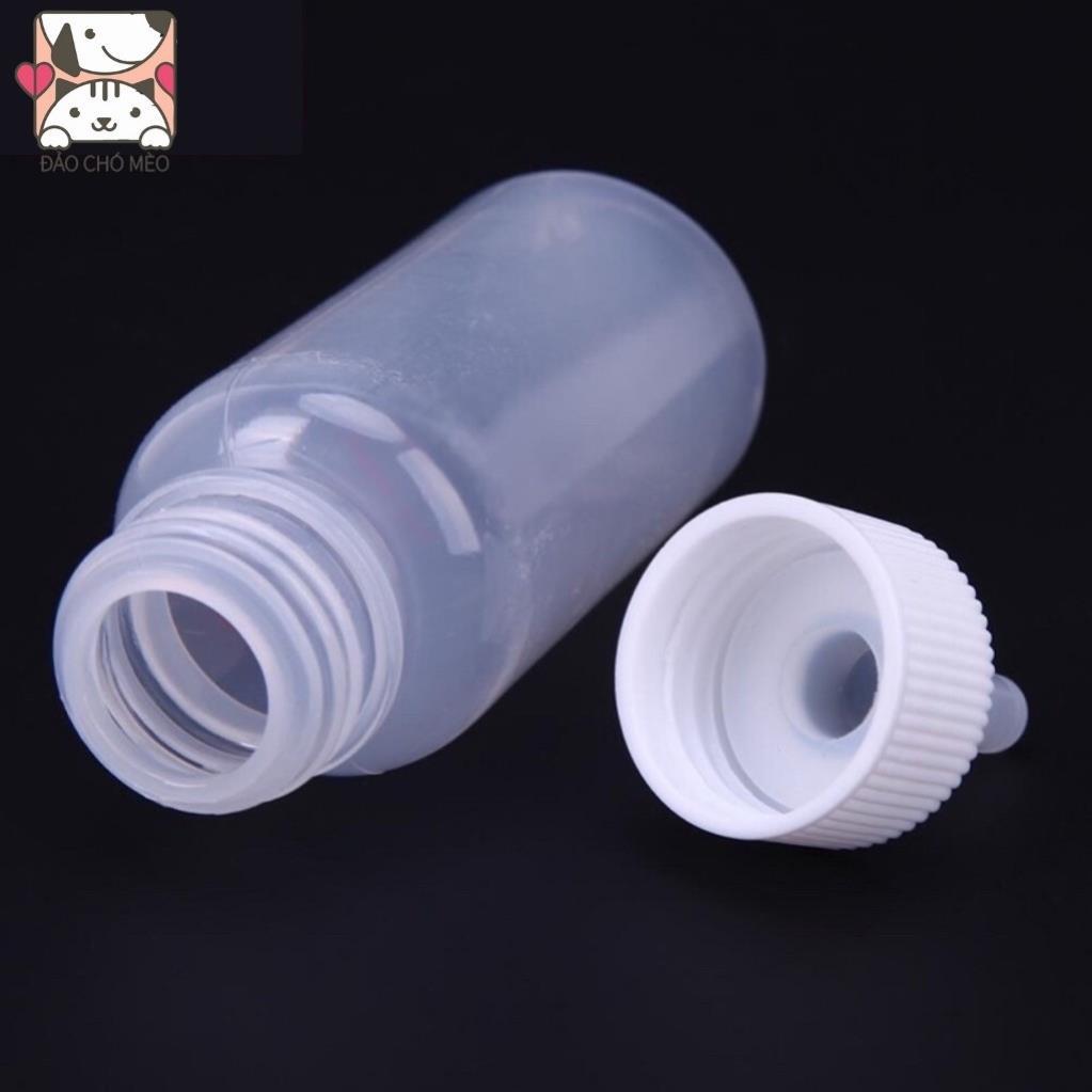Bình sữa chó mèo nhỏ loại đẹp cho chó mèo chai 60ml vạch đỏ
