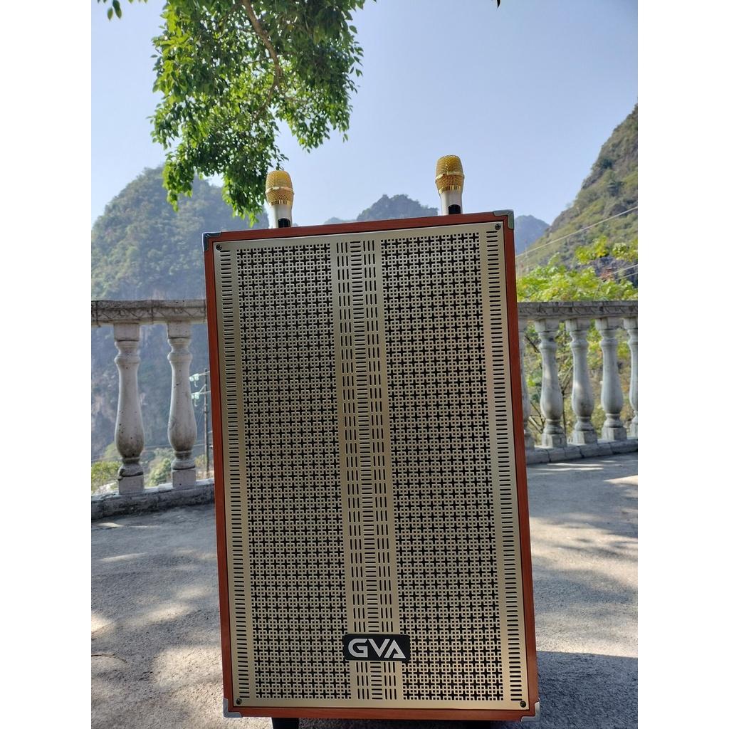 Loa Kéo Di Động Karaoke GVA K-555 (Bass 40, 2 Micro)