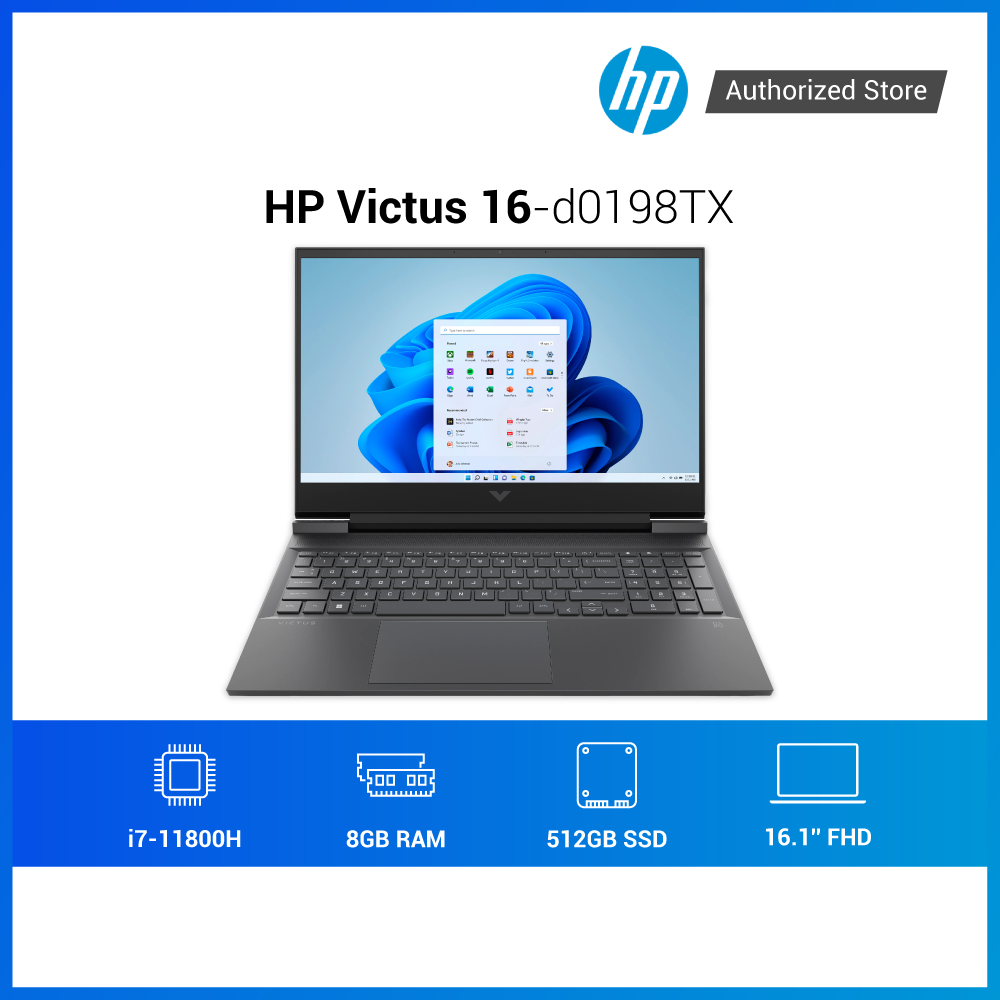 Laptop HP Victus 16-d0198TX 4R0U0PA i7|8GB|512GB + 32GB|RTX 3050Ti|W11 - Hàng chính hãng