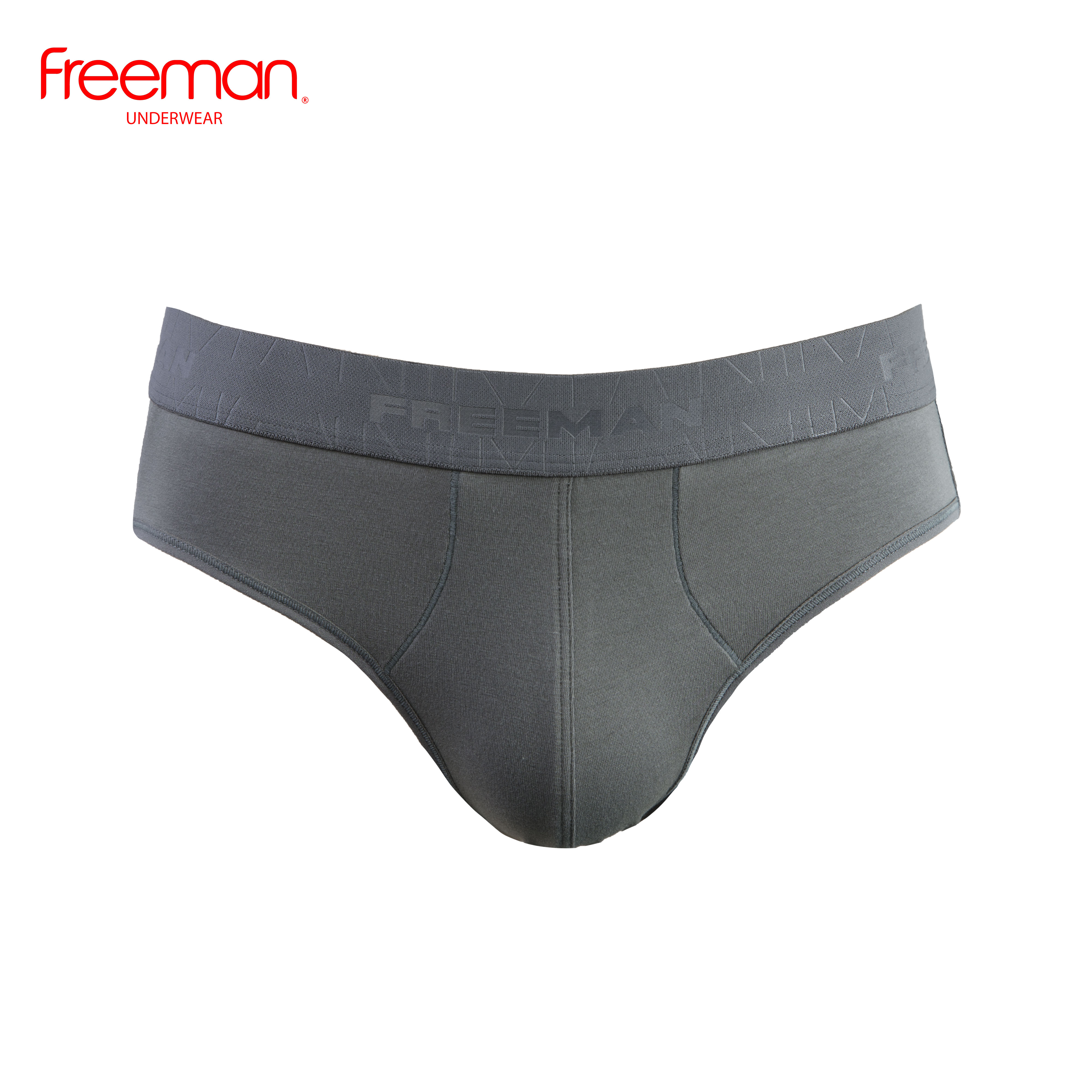 Combo 3 Quần lót nam Freeman chất liệu cotton spandex thấm hút mồ hôi tốt, thiết kế lưng bản lớn trẻ trung 6057