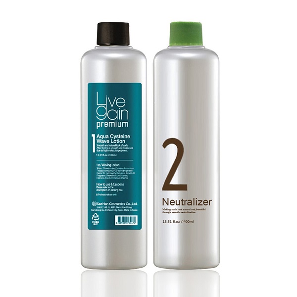 Thuốc Uốn Dùng để uốn tóc, chỉ sử dụng trong salon chuyên nghiệp Livegain Premium AQUA CYSTEINE Lotion
