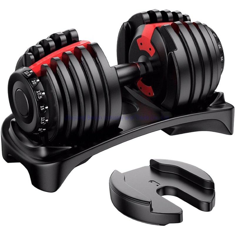 Tạ tay Dumbell 24kg-48kg điều chỉnh khóa số tự động,đa năng Cao Cấp (có khay đựng)