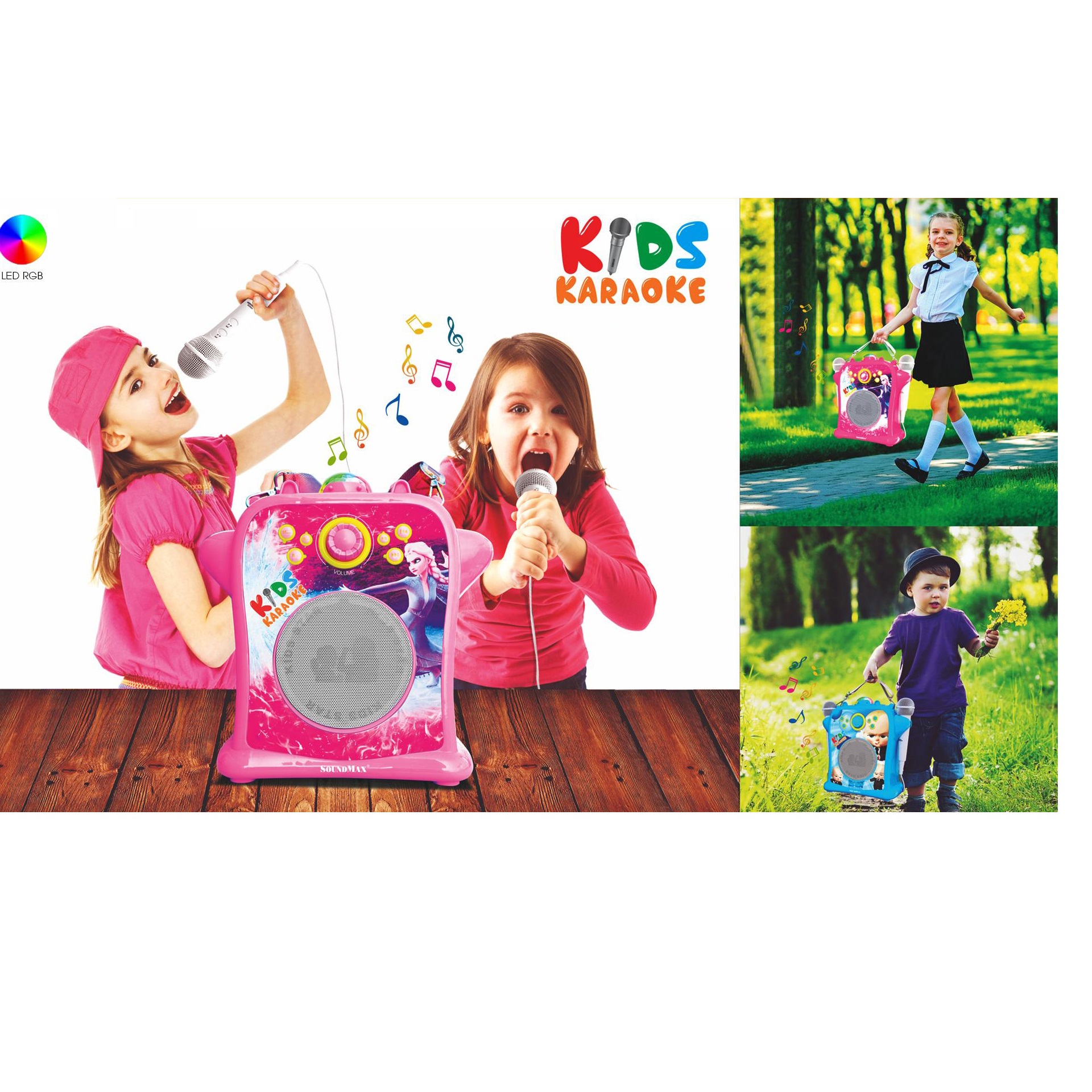 Loa Vi Tính SoundMax KIDS 20W - Hàng Chính Hãng.