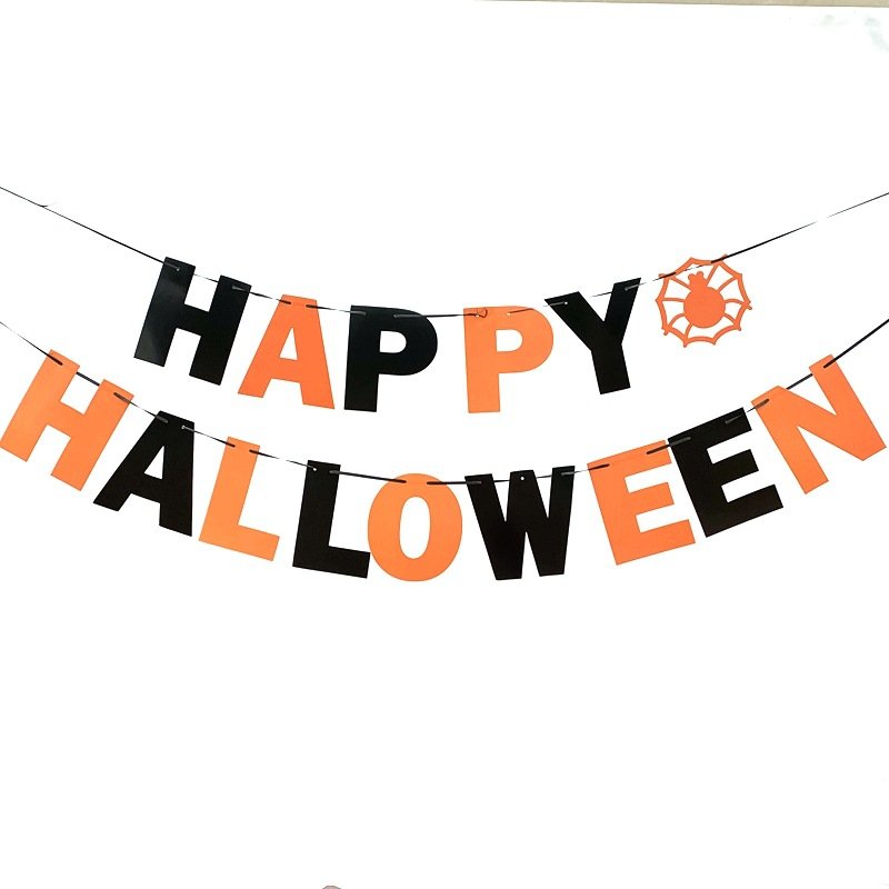 Dây treo trang trí tiệc Halloween phụ kiện trang trí sticker dán tường