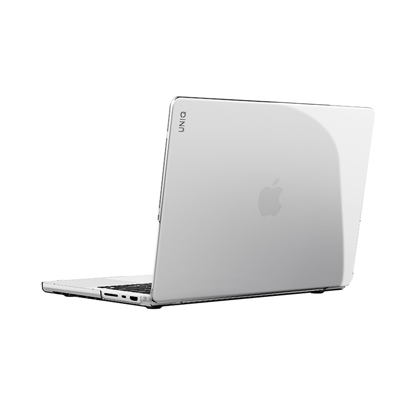 Ốp UNIQ VERO Cho MacBook Pro 14 inch M2-M5 (2023-2026) Trong Suốt Bảo Vệ Toàn Diện Tặng Kèm Phủ Phím Và Nắp Che Webcam Hàng Chính Hãng
