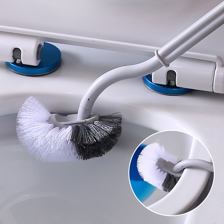 Cọ Vệ Sinh ToiLet Cây Cọ Bồn Cầu Hình Chữ S H101-A - Egreen Dùng 1 Lần