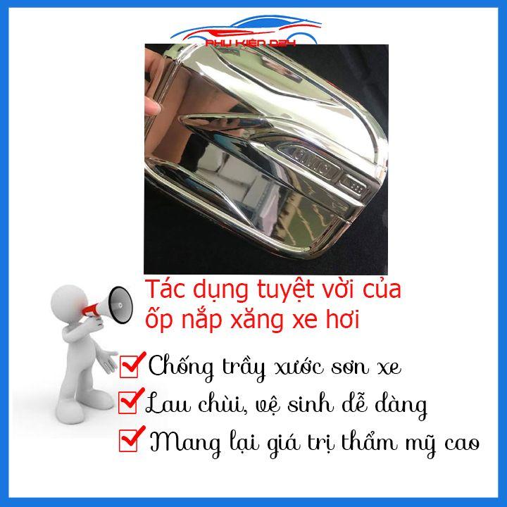 Ốp nắp bình xăng Civic 2018-2019 mạ crom chống trầy trang trí ô tô