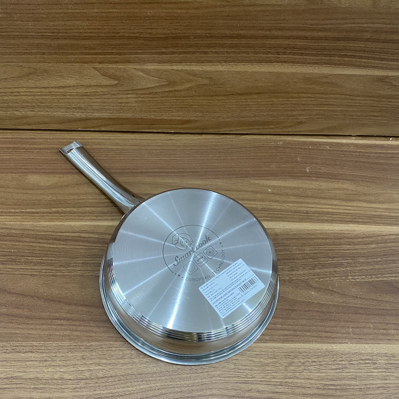 Chảo INOX Chống Dính 3 Lớp Đáy Từ Elmich SM-2701 Size 20cm, SM-2702 Size 24cm - Hàng chính hãng