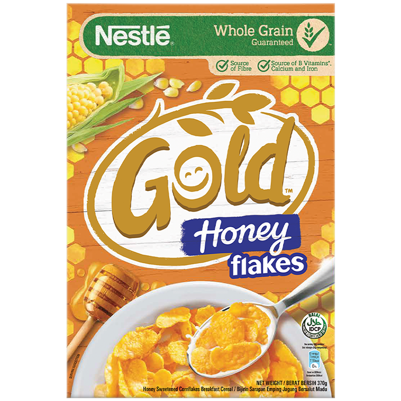 Ngũ cốc ăn sáng Gold Honey (hộp 370g) [Tặng túi trống thể thao NBC Box]