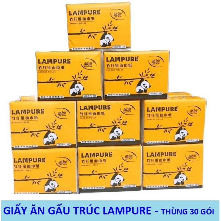 Thùng 30 Gói Giấy Ăn Gấu Trúc Lampure hàng nội địa trung