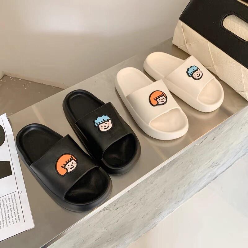 Dép bánh mì nữ BOY & GIRL cute siêu êm chân