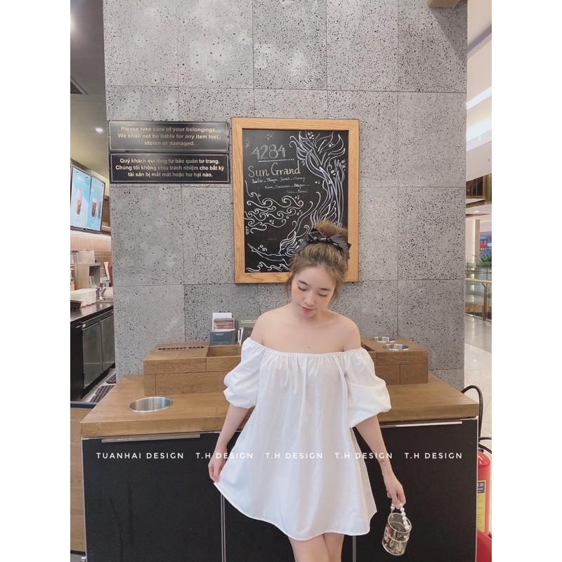 Áo trễ vai tay bồng