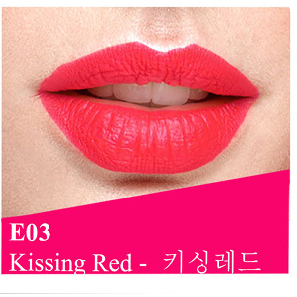 Son lì dưỡng, siêu mềm mượt Benew Perfect Kissing Hàn Quốc 3.5g E03 Kissing red tặng kèm móc khóa