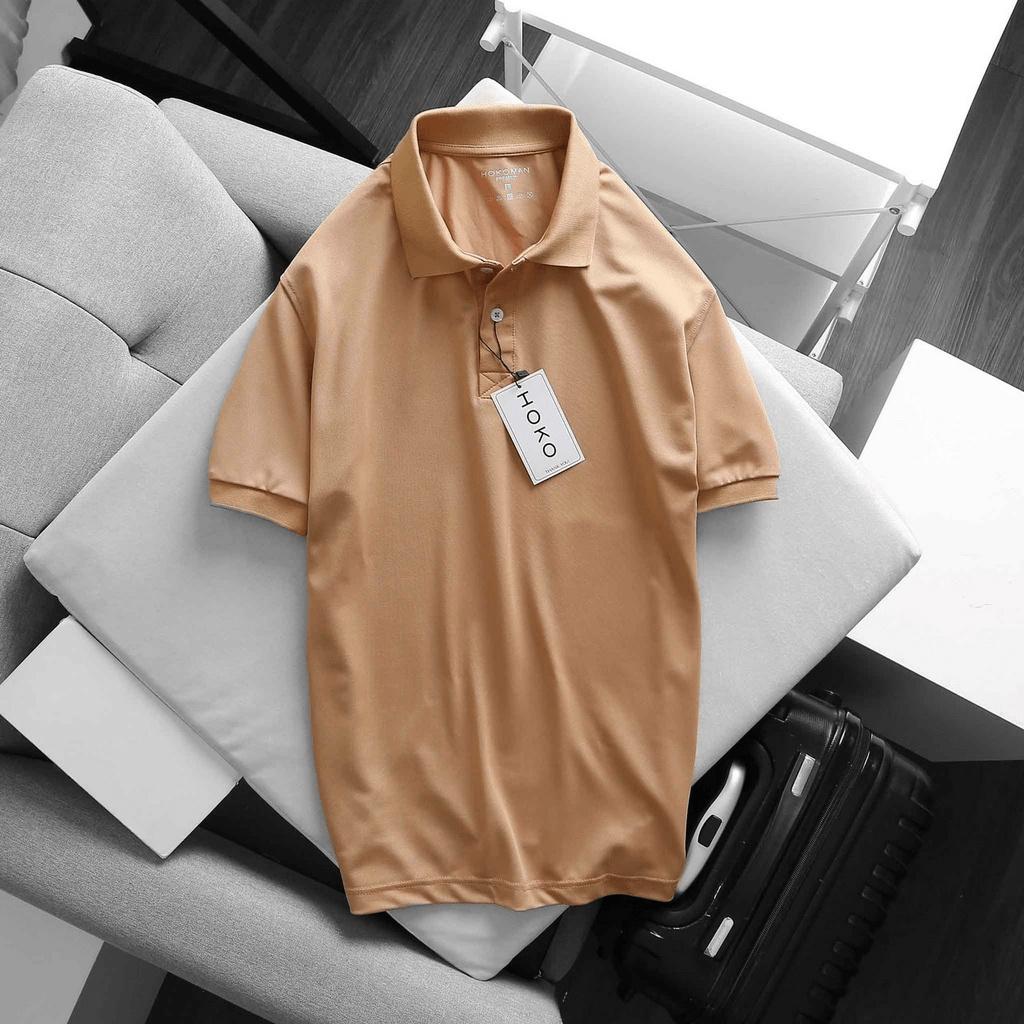 Áo thun nam cổ trụ polo cao cấp hoạ tiết