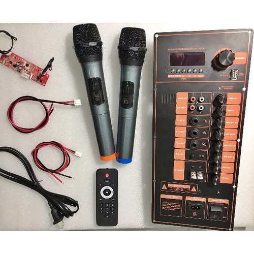 Mạch Loa Kéo trọn bộ kèm 2 tay mic kéo bass 30 hoặc 40