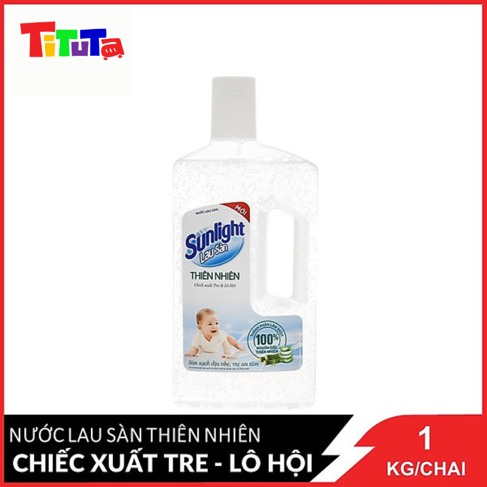 Nước lau sàn Sunlight Thiên Nhiên Chiếc Xuất Tre Và Lô Hội 1kg