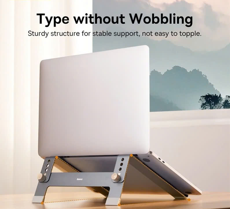 Giá Đỡ Tản Nhiệt Đa Năng Baseus UltraStable Series Desktop Laptop Stand Dùng cho Laptop/Macbook (Chất liệu kim loại cao cấp, điều chỉnh độ cao và góc nhìn) hàng chính hãng