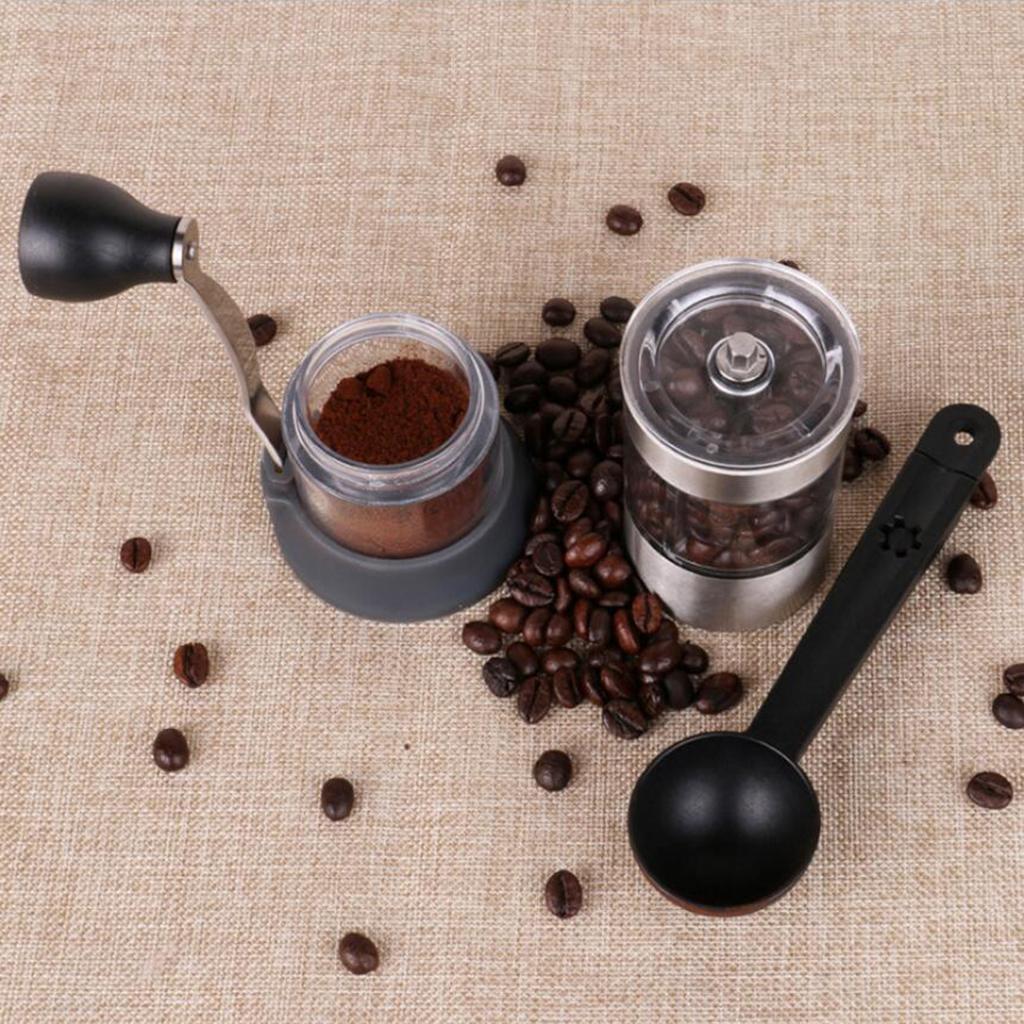 Manual Coffee Grinder Stainless Ceramic Burr Portable