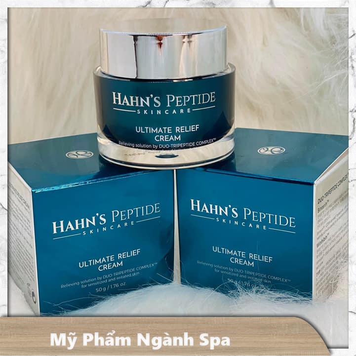 KEM DƯỠNG HAHN's PEPTIDE Ultimate Relief Cream -  CÔNG NGHỆ SINH HỌC CHUYÊN SÂU PHỤC HỒI DA HƯ TỔN