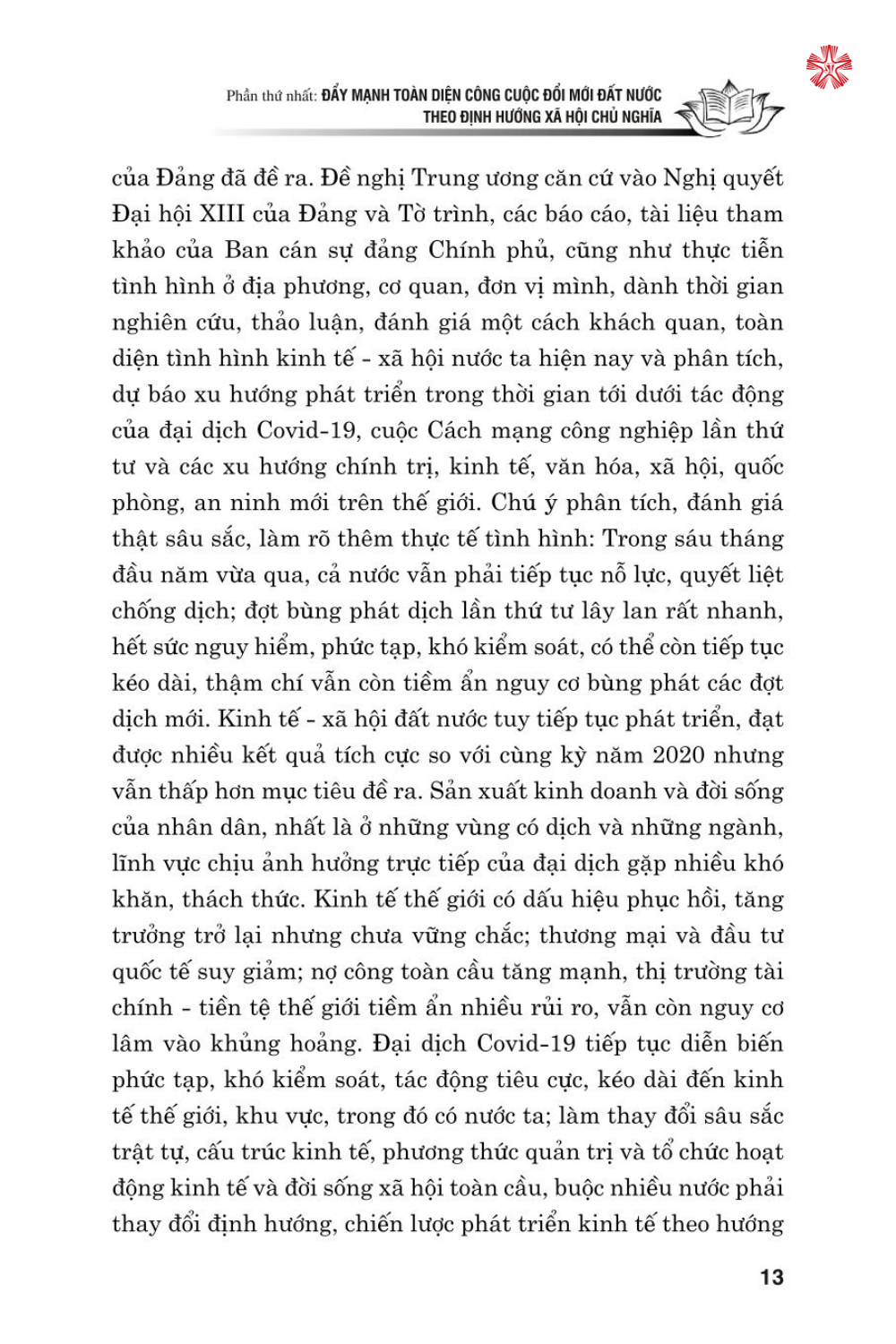 Biến thách thức thành cơ hội. Quyết tâm đột phá đưa đất nước phát triển nhanh, bền vững (bản in 2024)