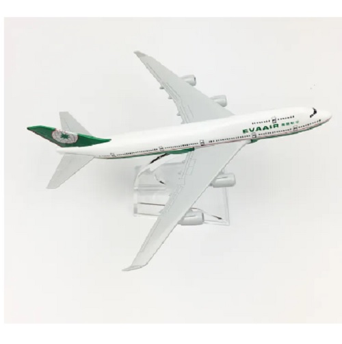 Mô hình máy bay tĩnh B747 Eva Air 16cm