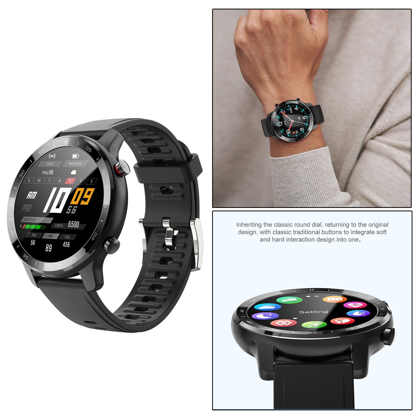 Sports Round Smart Watch 1.28'' IP67 Waterproof Fitness Tracker