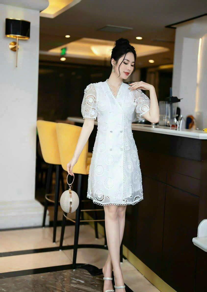 ĐẦM SUÔNG REN SIÊU ĐẸP
