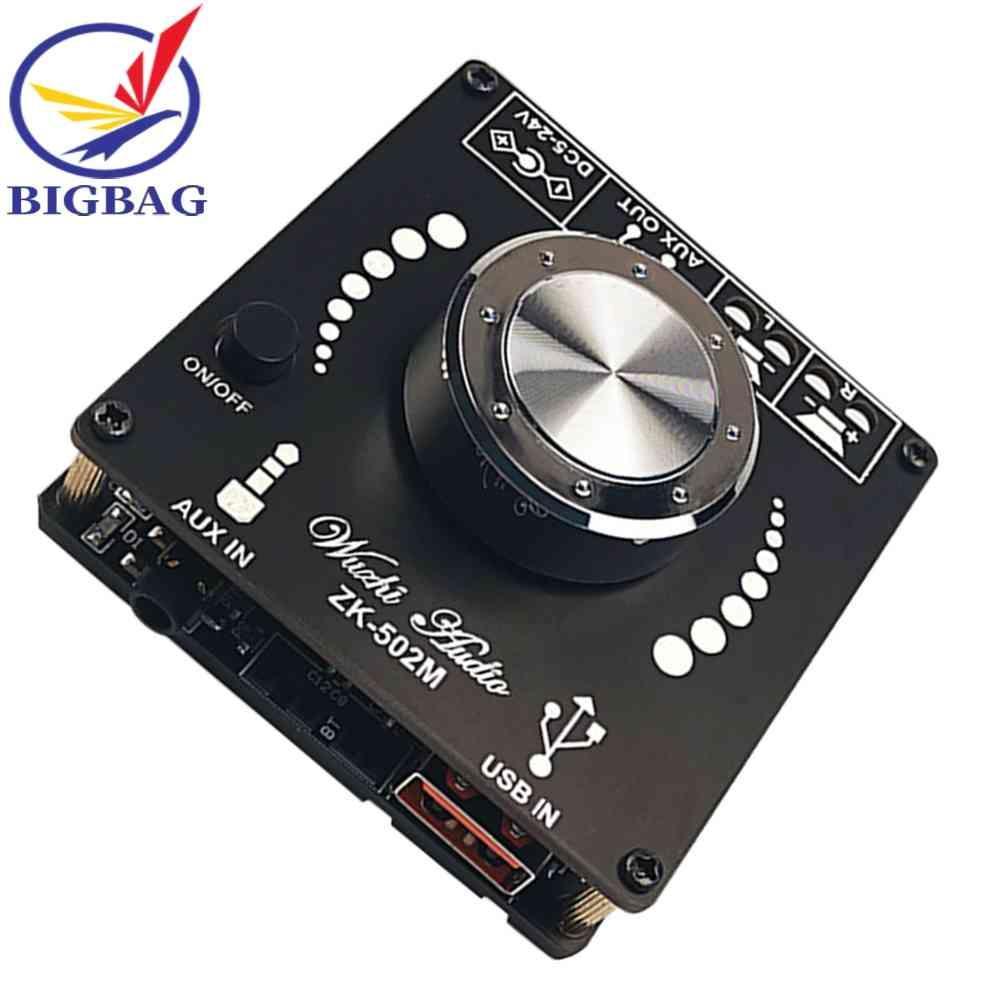 Bảng Mạch Khuếch Đại Âm Thanh ZK-502M Mini Bluetooth 5.0 50WX2