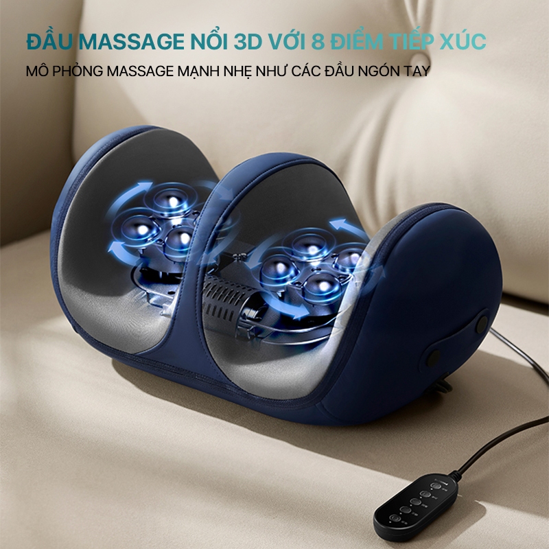 Máy Massage Chân Bấm Huyệt Đa Năng Philips PPM6331 - Hàng nhập khẩu