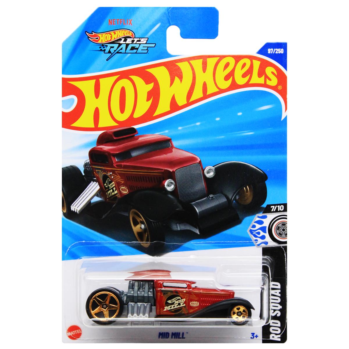 Siêu Xe Hot Wheels C4982 - 97/250 - Mid Mill (Mẫu Màu Giao Ngẫu Nhiên)