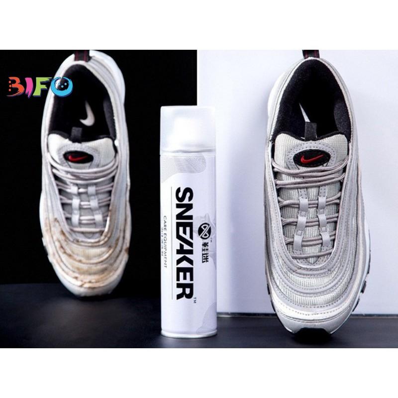 Chai Xịt Bọt Tuyết Vệ Sinh Giày Dép, Bình Xịt Làm Trắng Sạch Giày Thể Thao, Sneaker Tiện Dụng